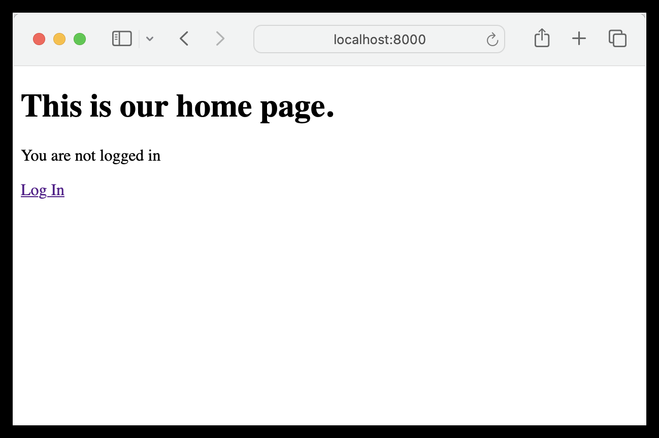Home page